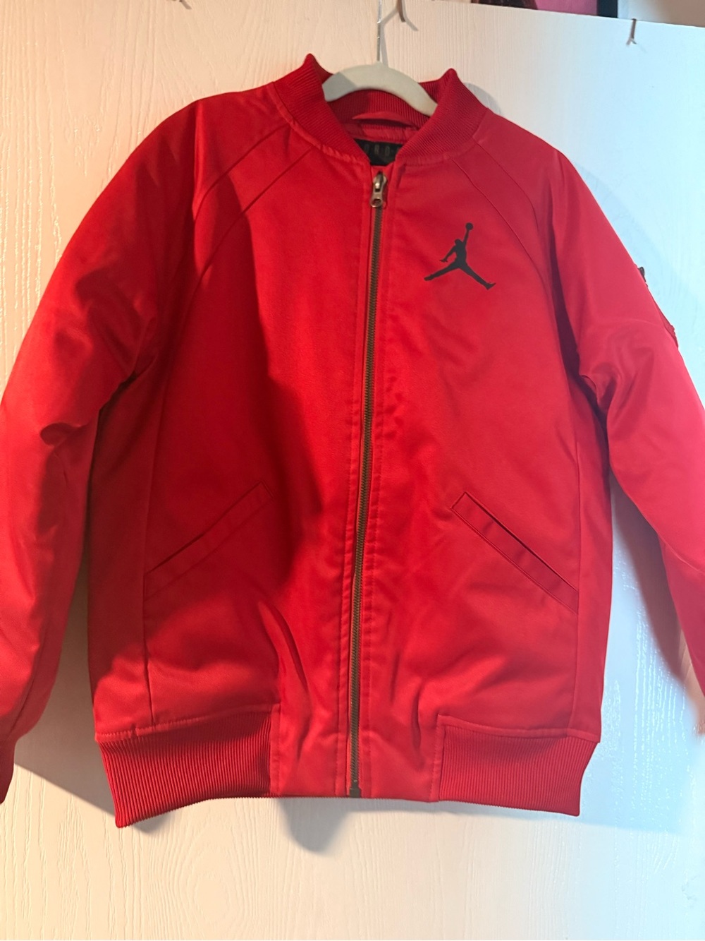 Jordan red puffer jacket
